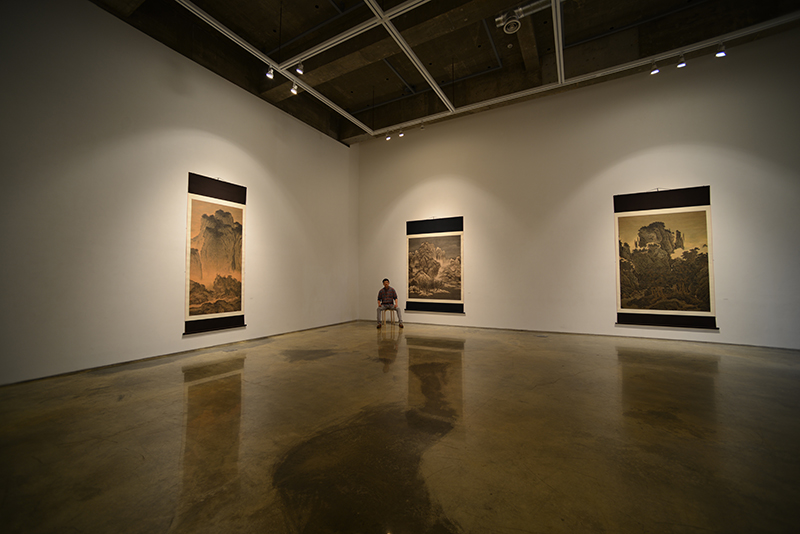 장병언 개인전 설치 사진