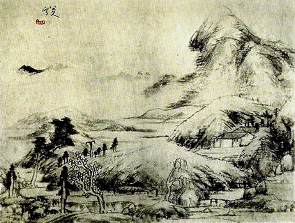 팔대산인 천광운경도