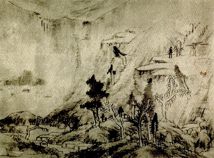 팔대산인 천광운경도