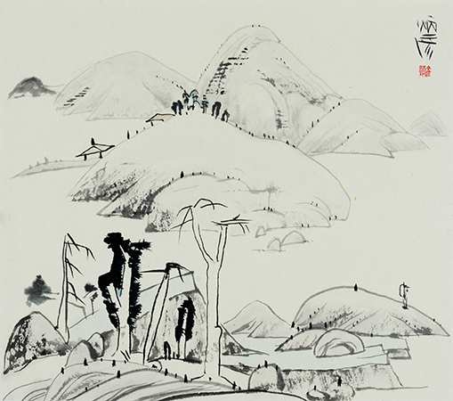 장병언 방 팔대산인