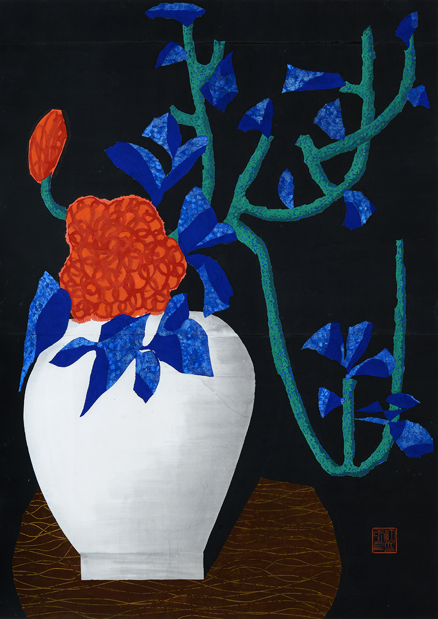 블랙 플라워 006