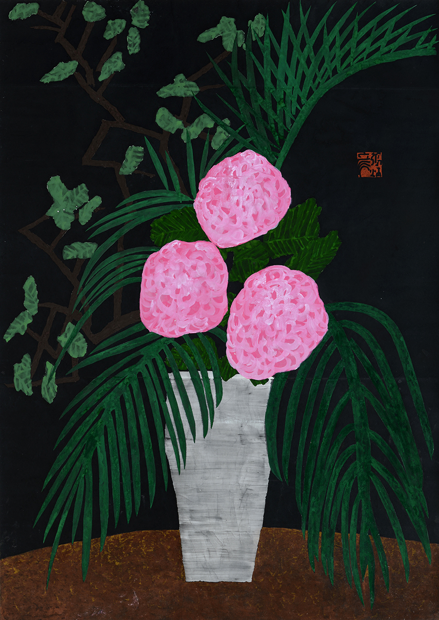 블랙 플라워 009