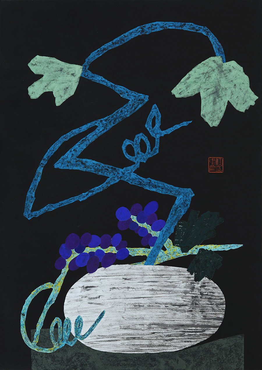 블랙 플라워 003