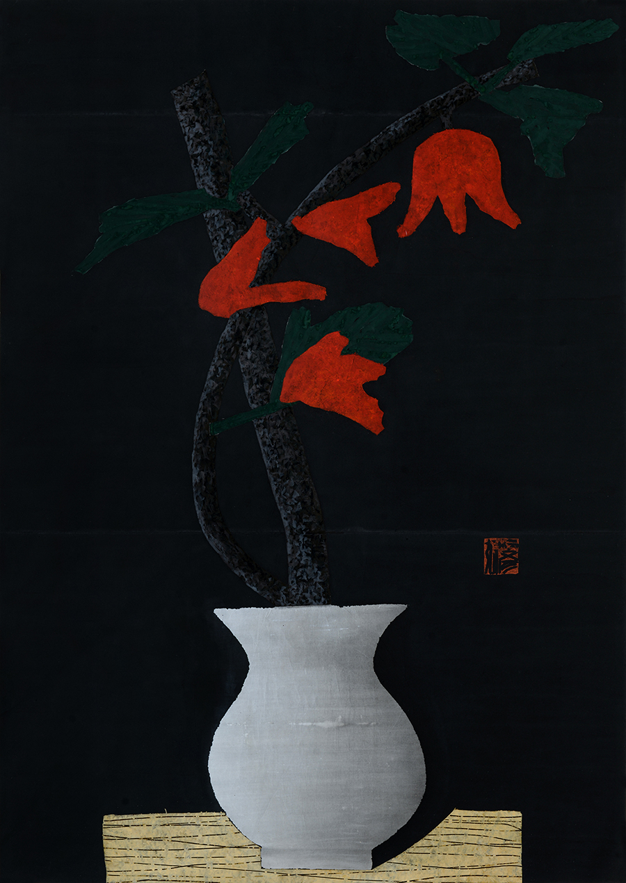 블랙 플라워 004