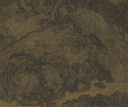 Fan Kuan, Travelers Among Mountains and Streams, detail_fragment, structural_source_fragment_for:EL2020
