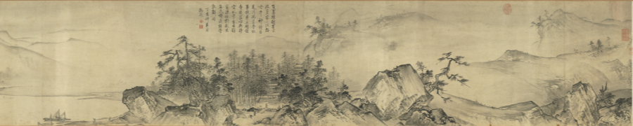 Xia Gui, Clear and Distant Streams and Mountains, Southern_Song_Dynasty, ink_on_paper — National Palace Museum Taipei, structural_source_fragment_for:EL2020