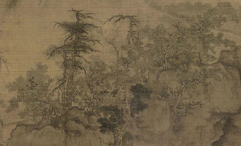 Guo Xi, Streams and Mountains after Autumn Rain, detail_fragment, structural_source_fragment_for:EL2020