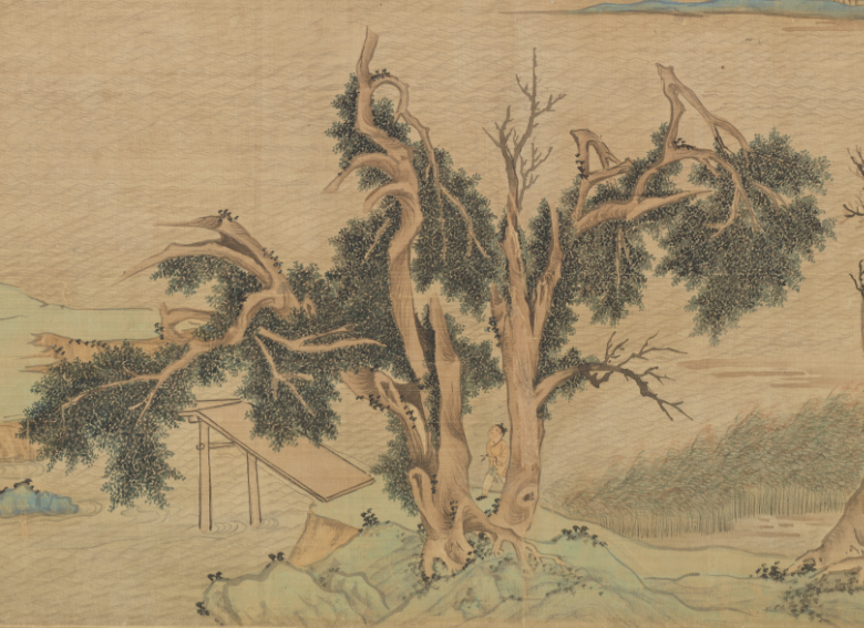 Wen Zhengming, Imitating Zhao Bosu’s Later Ode to the Red Cliff, Ming_Dynasty, ink_on_paper — National Palace Museum Taipei, structural_source_fragment_for:EL2020