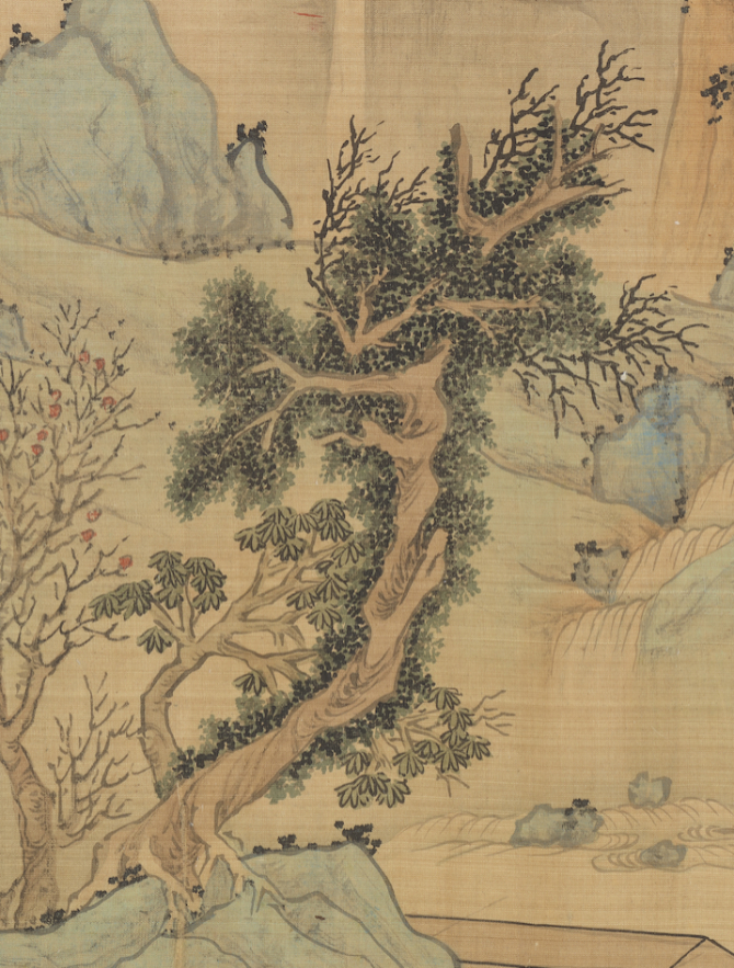 Wen Zhengming, Imitating Zhao Bosu’s Later Ode to the Red Cliff, detail_fragment, structural_source_fragment_for:EL2020