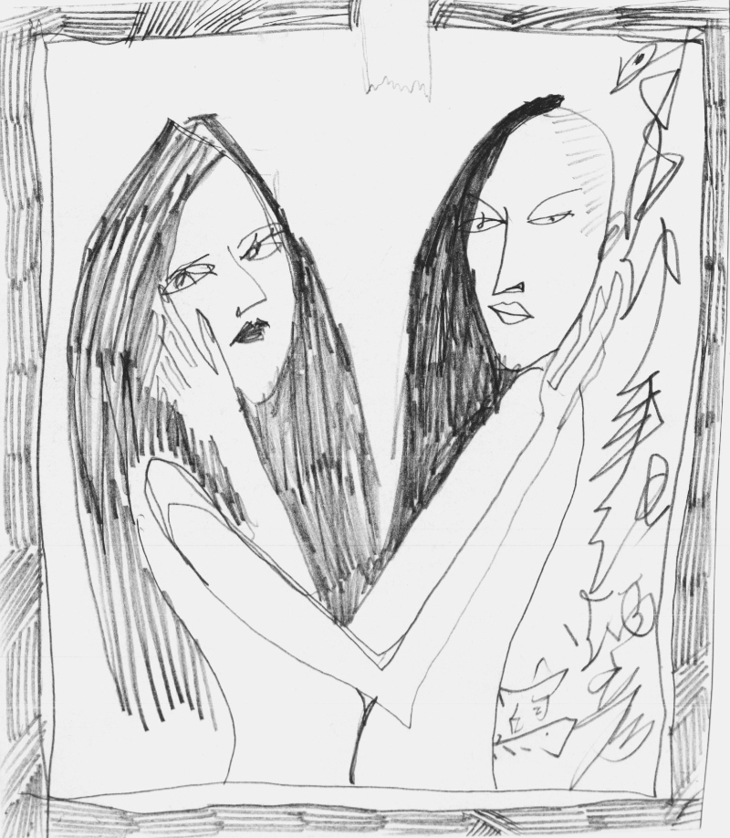 drawing, undated, unsorted_state, pencil_on_paper, 14x12cm — 장병언/Jang Byeong Eun/張炳彥/Eastbrush, chapter_07