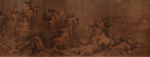 곽희, Rivers and Mountains in Snow, 11th_century, northern_song, ink_and_opaque_colors_on_silk — Toledo Museum of Art, structural_source_for:chapter_08