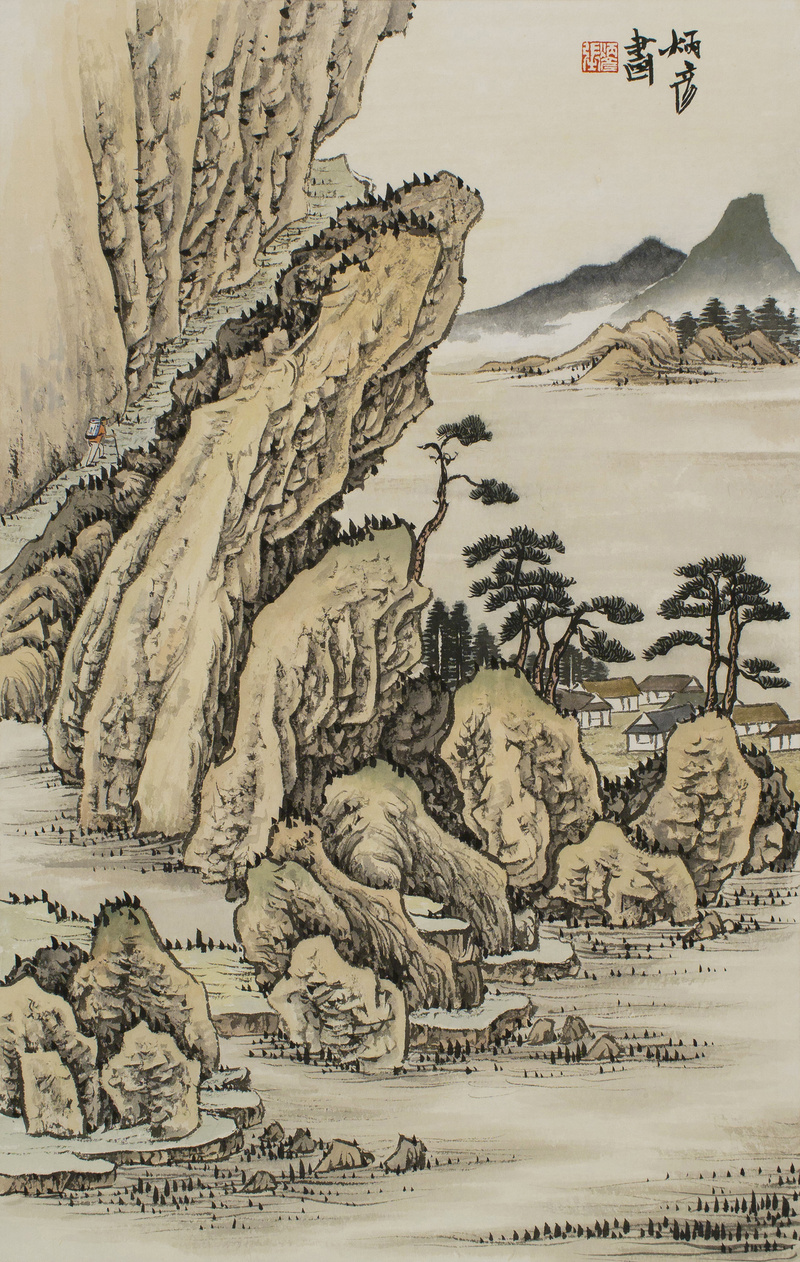 장병언 / 방倣개자원화보 모방명가화보편 / 수묵담채 / 67 × 42.5 cm / 2011